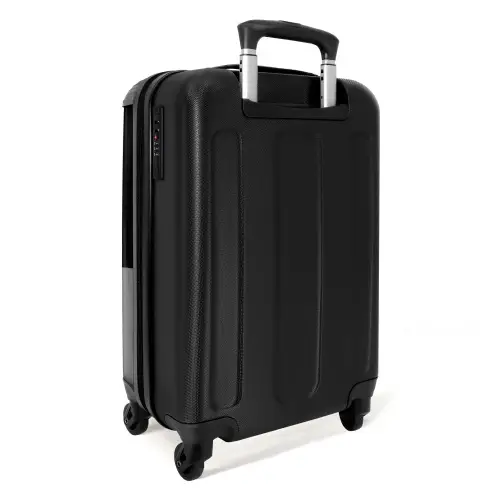 Sportvissen met graffiti NBS - Handbagage koffer - Kinderen Unisex middel -achterkant