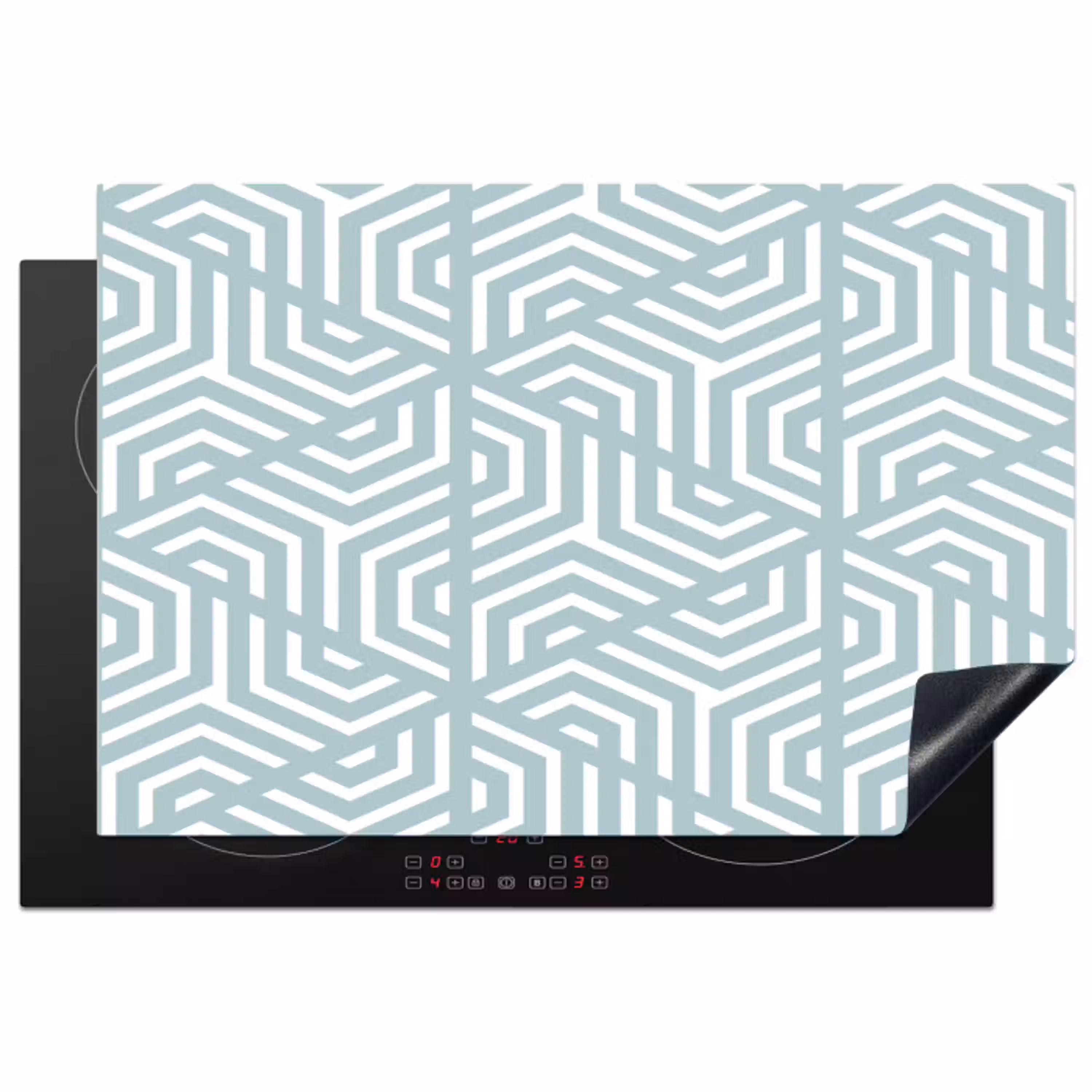 Design - Geometrie - Patroon - Driehoek Inductie beschermer vinyl 3mm klein 276 -3d