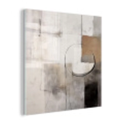 Abstracte kunst - Industrieel - Wit - Grijs plexiglas 5mm klein -z3d