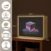 Kubus - Kleurrijk - Raster Light Box met batterij (Wandlamp) middel -USP_websiteoverzichtNL