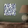Bladeren - Klimop - Donkerblauw aluminium wit klein -sfeer2