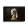 Meisje met de parel - Schilderij - Oude meesters - Vermeer fotolijst zwart zonder passe partout klein -3d