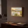 Zonsondergang - Duinen - Strand - Landschap Light Box met batterij (Wandlamp) middel -sfeer1