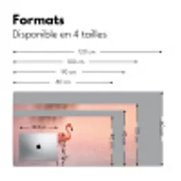 Flamingo - Water - Roze Muismat XXL klein -zsfeer5_frans