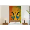 Dansen - Vrouwen - Verfstructuur fotobehang vinyl groot -bed