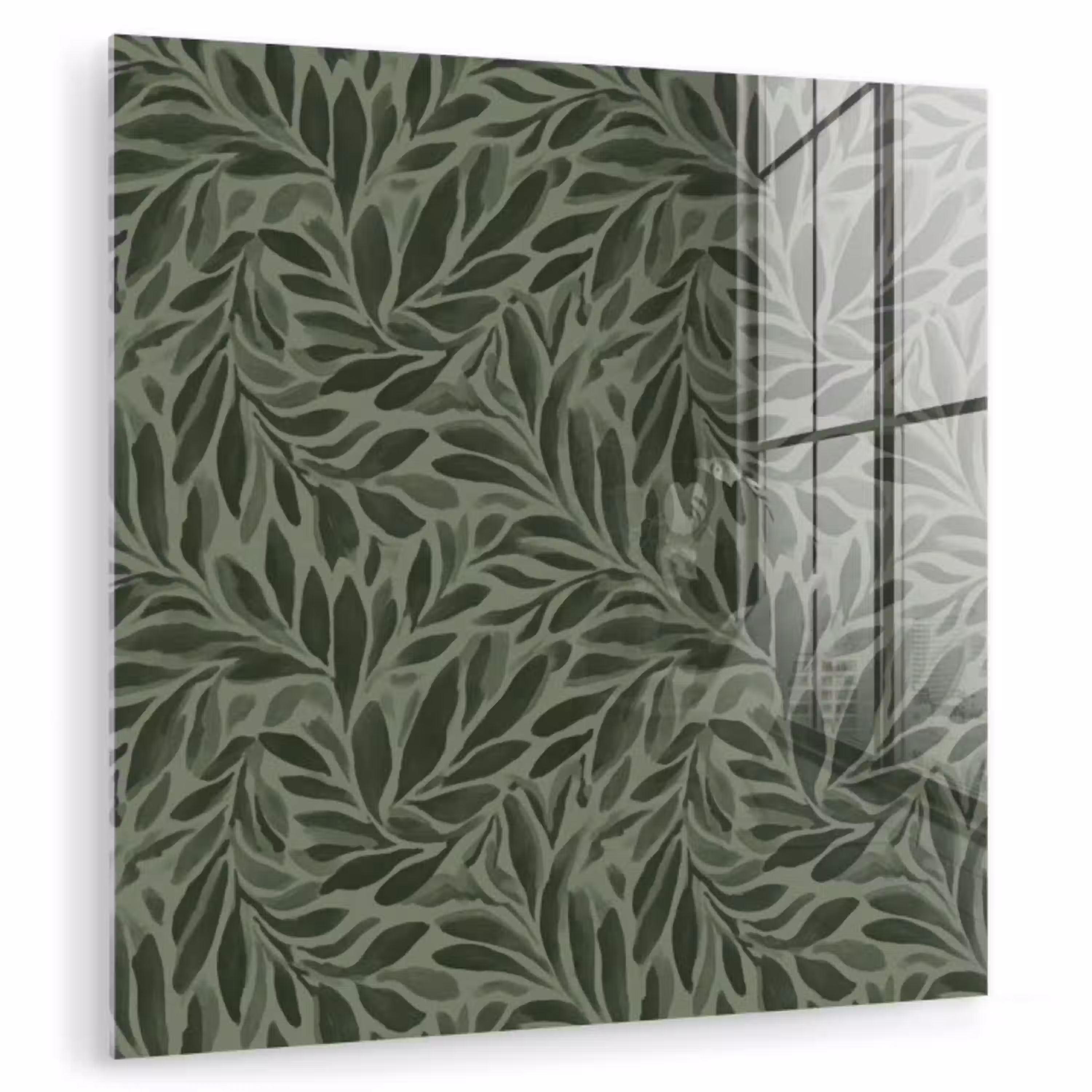 Bladeren - Organisch - Groen plexiglas 5mm klein 11 -zzzproduct_nieuw