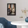 Houten - Lepels - Rijst - Zaden fotolijst zwart zonder passe partout klein -sfeer4
