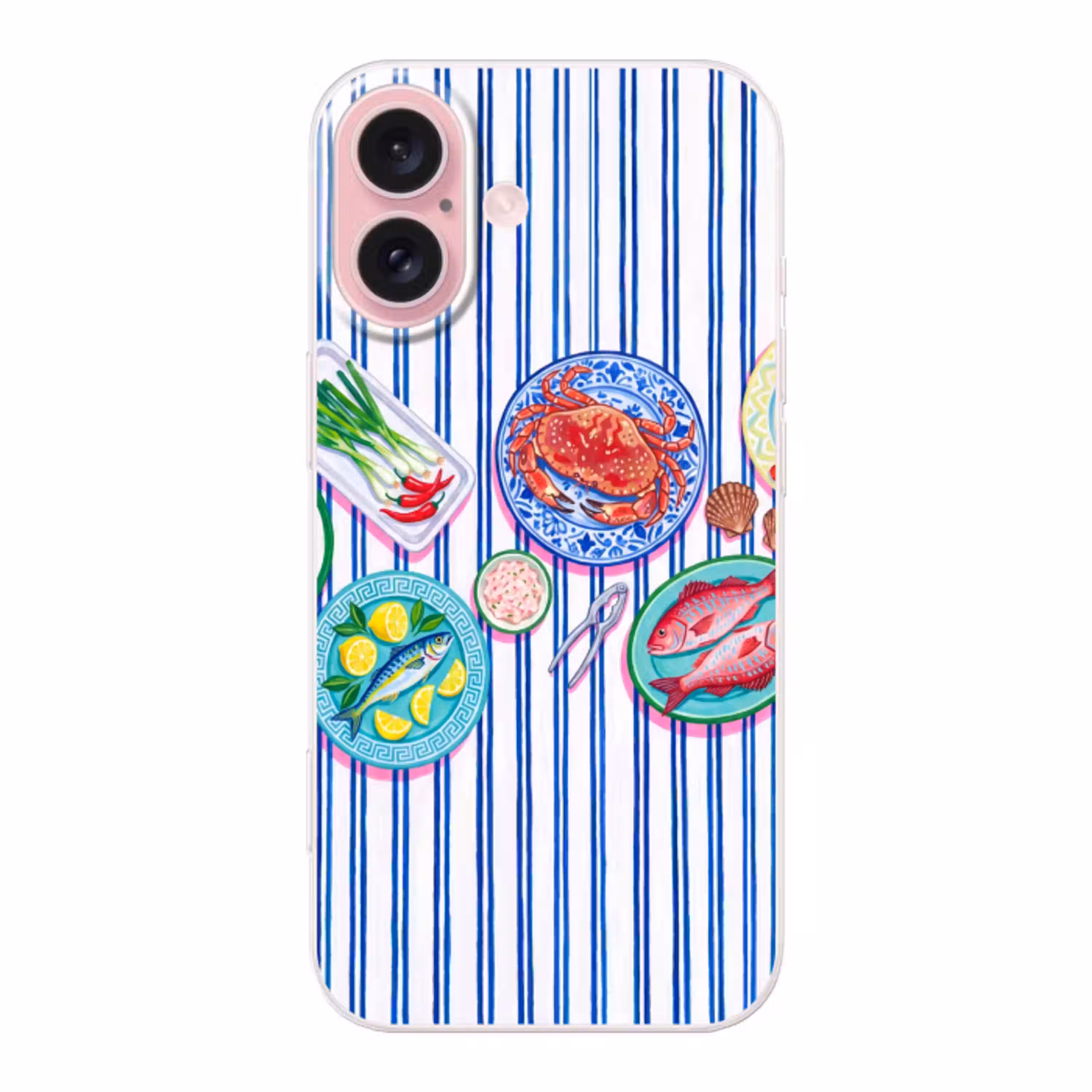Zeevruchten - Eten - Kleurrijk Apple iPhone 16 klein -3d