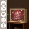 Jingle - Bells - Kerst - Rood Light Box met batterij (Wandlamp) middel -USP_websiteoverzichtNL