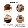 Retro - Disco - Hippie - Multi Inductie beschermer vinyl 3mm klein 276 -zzzzzzz-td-werking