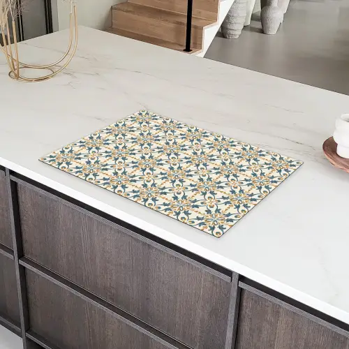 Patroon - Klassiek - Kleurrijk Inductie beschermer vinyl 3mm klein 276 -sfeer8