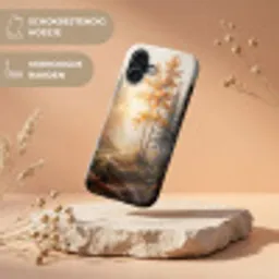 Bospad - Herfstbladeren - Natuur - Schilderachtig - Oranje Toughcase MagSafe Apple iPhone 17 klein -USP_RandenV_NL