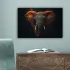 Olifant - Oranje - Oren canvas 2cm klein -sfeer4