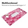 Roze - Schuim - Bubbels Muismat XXL klein -sfeer4