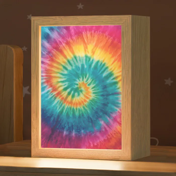 Regenboogkleuren - Tie dye - Light Box met kabel klein -zzz_3d_website