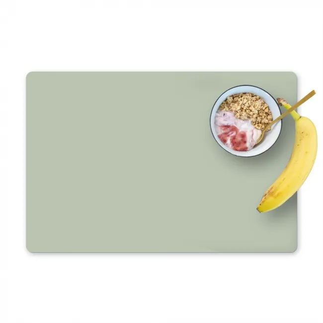 Placemat - 6 pieces - Mint green - Solid color
