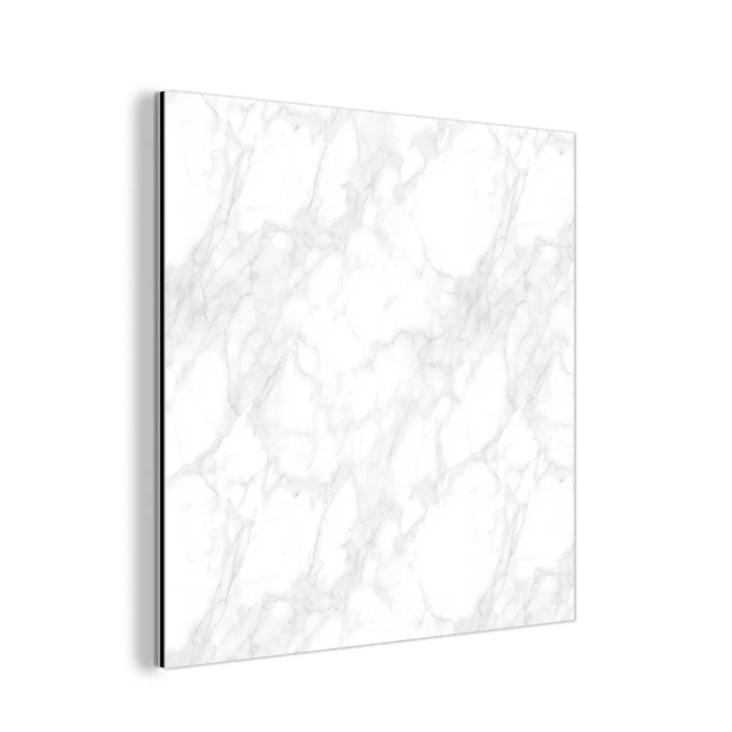 Minimalistisch - Wit - Grijze aders aluminium wit klein 46 -3d