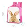 Snuffels met Tevreden Hoofd Kinderrugzak - Roze middel -productfoto_formaten