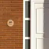 Licht hout - Modern Naambord Rond klein -sfeer3-rond-XS