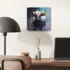 Stier - Zwart - Abstract - Horens plexiglas 5mm klein -sfeer6