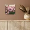 Bloemen - Paars - Wazig plexiglas 5mm klein -sfeer5