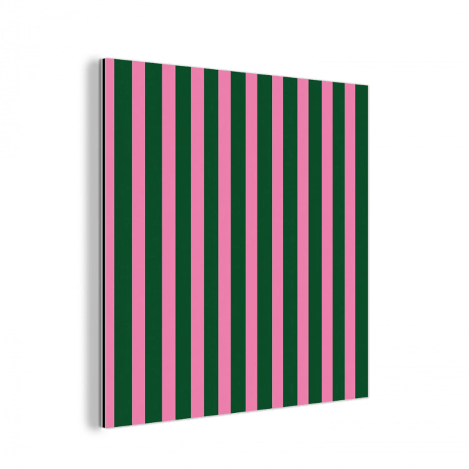 Verticale strepen - Groen - Roze aluminium wit klein 46 -3d