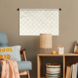 Patroon - Bloemen - Beige Wandkleed katoen klein 269 -wsfeer4_kind