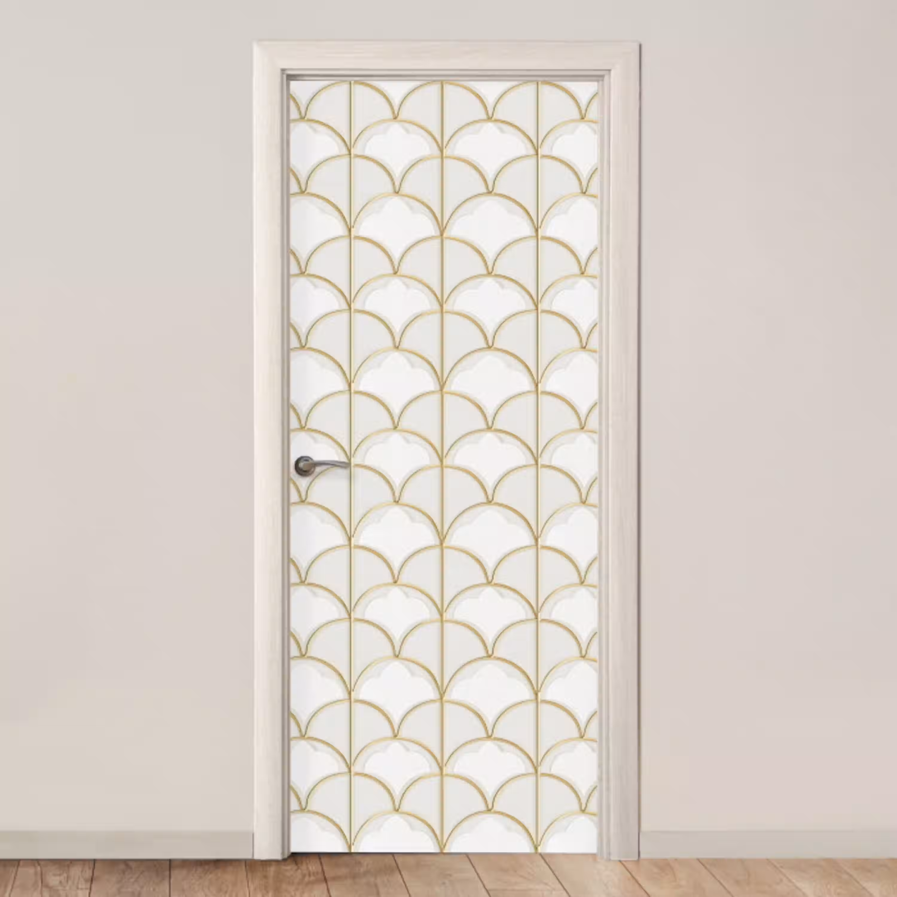 Mozaïek - Bogen - Goud deurposter klein 289 -3d_beige