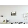 Schotse Hooglander - Bos - Mist - Koe - Dieren - Natuur textielposter latten blank klein -kinderkamer