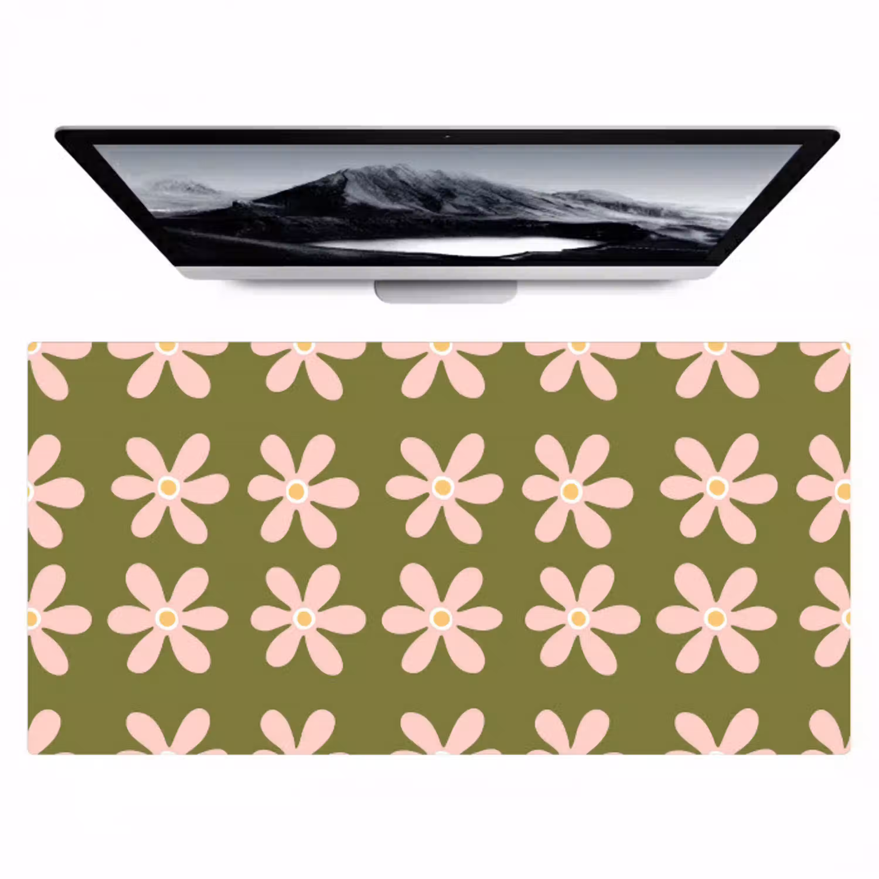 Bloem - Modern - Groen Muismat XXL klein 681 -zzz3d