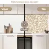 Minimalistisch - Patroon - Terracotta keuken achterwand 2 middel 871 -voor-na2_NL