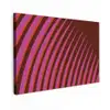Lijnen - Rood - Beweging canvas 2cm klein -z3d