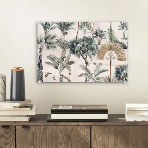 Tropisch - Bomen - Bladeren - Jungle plexiglas 5mm klein -sfeer1