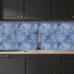 Modern - Abstract - Blauw keuken achterwand 2 middel 871 -sfeer1