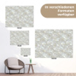Parelmoerglans - Wit - Schelp tuinposter los doek klein 239 -Xsfeer9_DE