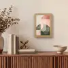 Cirkel - Abstract - Roze Light Box met kabel (Tafellamp) klein -sfeer2