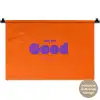 See the good - Paars - Oranje - Smiley Wandkleed katoen klein -t3d_DE