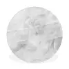Marmer - Steen - Wit - Luxe - Marmerlook Wandcirkel kunststof plaat 5mm dik klein -3d