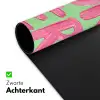 Mon cheri - Groen - Roze Muismat XXL klein -sfeer2