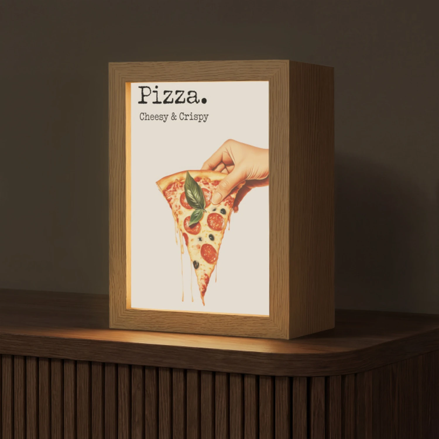 Tafellamp - Pizza - Kaas - Pepperoni | Topdoek.nl