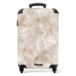 Marmer - Patroon - Klassiek NBS - Handbagage koffer - Volwassenen Unisex middel -productfoto_recht