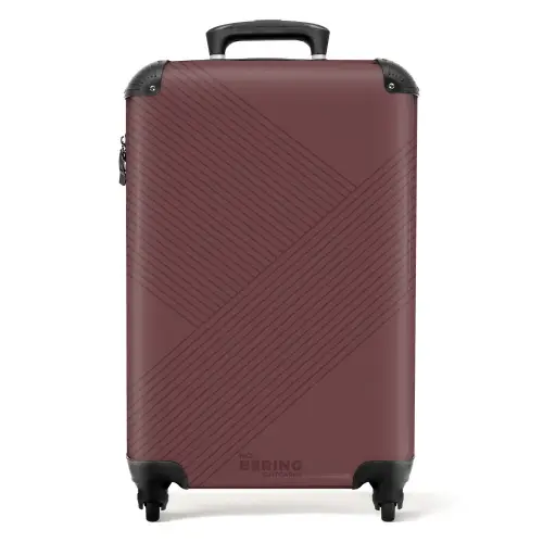 Minimal - Kruisende lijnen op NBS - Handbagage koffer - Unisex middel -productfoto_recht