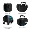 Thunder Wheels NBS - Handbagage koffer - Kinderen Unisex middel zzzzzzzbolletjes_FR