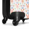 Schaaldieren patroon kleurrijk NBS - Handbagage koffer - Kinderen Unisex middel -wiel