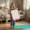 Kleurrijke retro autootjes Kinderkoffer - Roze klein -sfeer2_NL