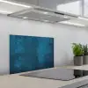 Natuursteen - Beton - Steen - Blauw keuken achterwand spatscherm klein -3d_schuin