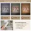 Goud - Marmer - Paars Light Box met kabel (Tafellamp) klein -USP_lichtkleurNL