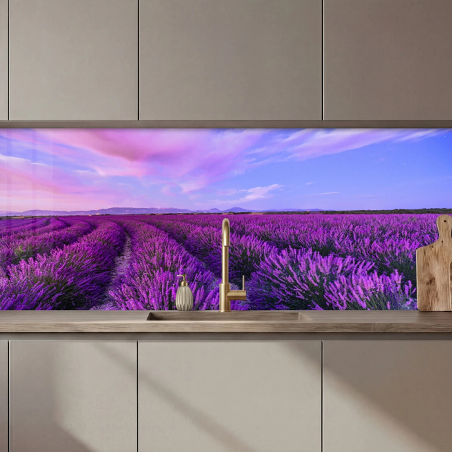 Lavendel - Paars - Bloemen - Natuur keuken achterwand 2 middel zz_3dshopping