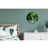 Jungle - Waterval - Planten - Water - Natuur Wandcirkel aluminium klein -slaapkamer