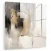 Kunst - Abstract - Grijs - Industrieel plexiglas 5mm klein -zzzproduct_nieuw